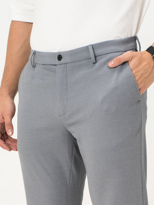 Light Grey Slim Fit Power Stretch Pants