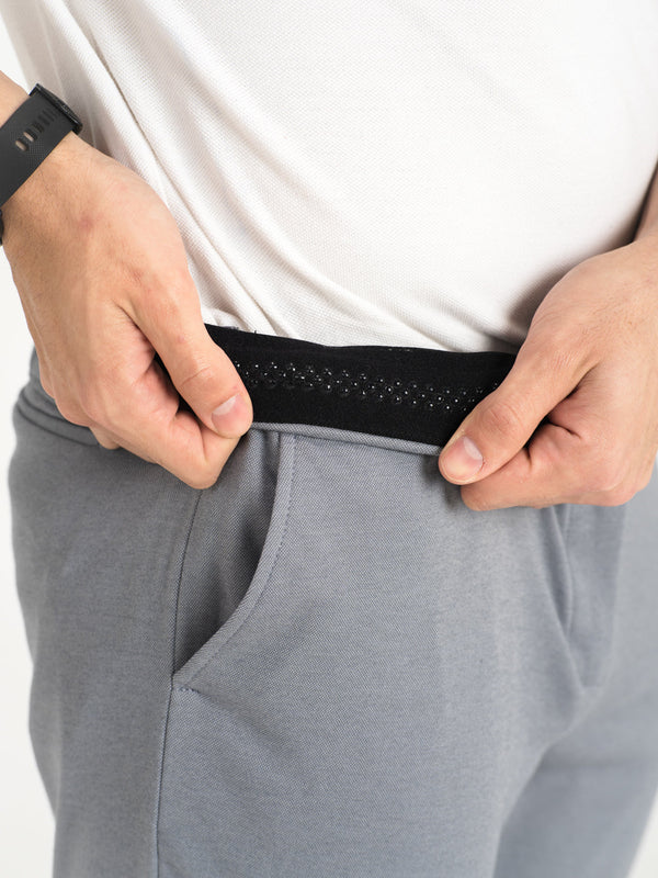 Light Grey Slim Fit Power Stretch Pants