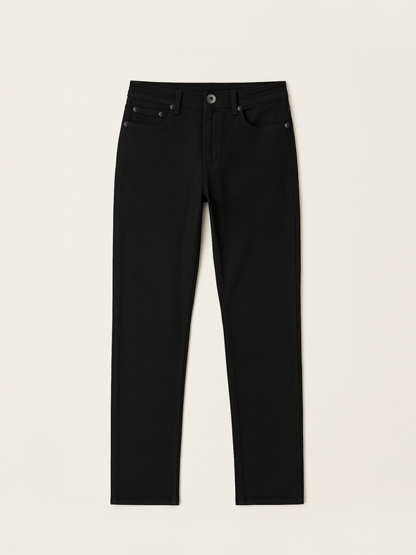 Inklock Black No Fade Relaxed Fit Jeans