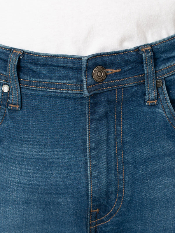 Breaker Blue Whiskered Relaxed Fit Jeans