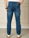 Breaker Blue Whiskered Relaxed Fit Jeans