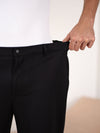 Compass Black Stretchable Travel Pants