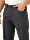 Pewter Grey Relaxed Fit Korean Pintuck Pants