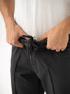 Pewter Grey Relaxed Fit Korean Pintuck Pants