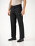 Lunar Black Relaxed Fit Korean Pintuck Pants