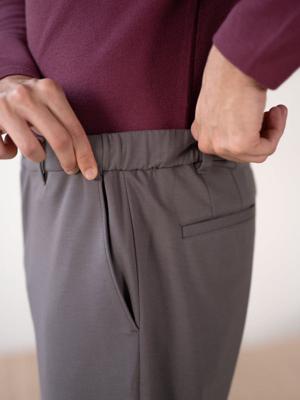 Runway Grey Stretchable Travel Pants