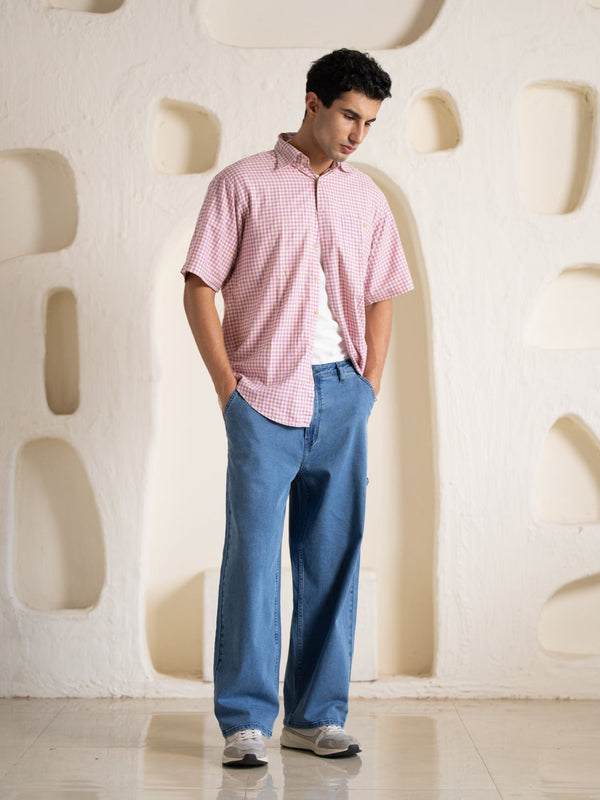 Aegean Blue Baggy Fit Jeans