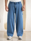 Aegean Blue Baggy Fit Jeans
