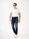Polar Blue Whiskered Slim Fit Jeans