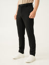 Deep Black Slim Fit Power Stretch Pants