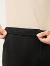 Deep Black Slim Fit Power Stretch Pants
