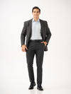 Timeless Grey Slim Fit Stretch Formal Pants