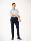 Daily Navy Slim Fit Stretch Formal Pants