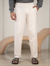 Atlas Cream Cotton Sweatpants