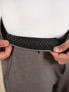 Geometry Beige Textured Slim Fit Power Stretch Pants