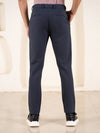 Render Blue Textured Slim Fit Power Stretch Pants