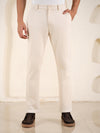 Malai Cream Soft-touch Slim Fit Power Stretch Pants