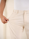 Malai Cream Soft-touch Slim Fit Power Stretch Pants