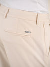 Malai Cream Soft-touch Slim Fit Power Stretch Pants