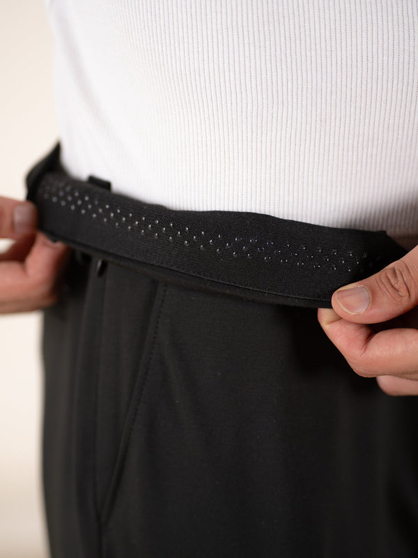 Malai Black Soft-touch Slim Fit Power Stretch Pants