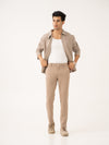 Analog Beige Twill Power-Stretch Pants