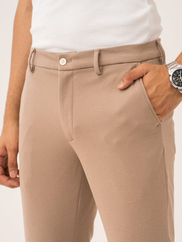 Analog Beige Twill Power-Stretch Pants