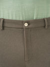 Crypto Green Waffle Textured Power-Stretch Pants