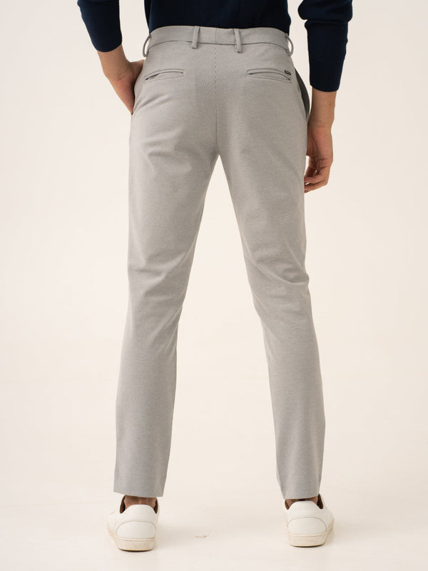 Satellite Grey Houndstooth Power-Stretch Pants