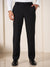Sharp Black 247 Relaxed Fit Smart Formal Trousers