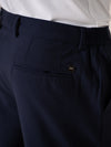 Uplift Navy 247 Relaxed Fit Smart Formal Trousers