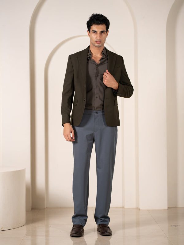 FreeFlow Grey 247 Relaxed Fit Smart Formal Trousers