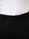 Weekday Black 925 Relaxed Fit Smart Formal Trousers
