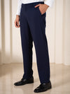 Workday Navy 925 Relaxed Fit Smart Formal Trousers
