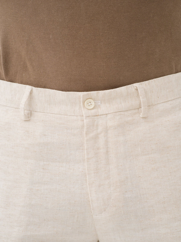 Reflora Cream Linen Sorona Pants