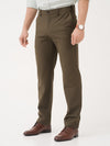 Always Olive Relaxed Fit Stretch Formal Pants