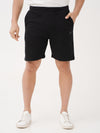 Bonfire Black Relaxed Fit Sweatshorts