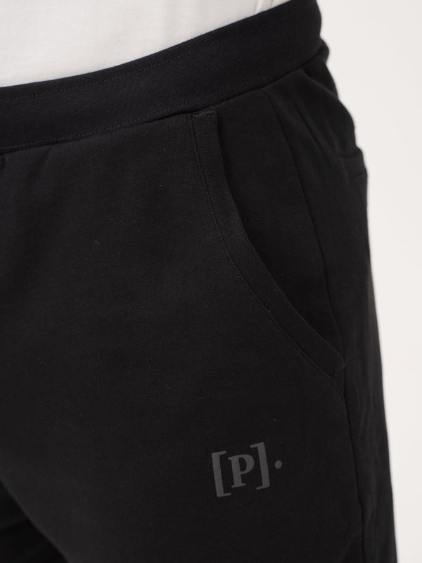 Bonfire Black Relaxed Fit Sweatshorts
