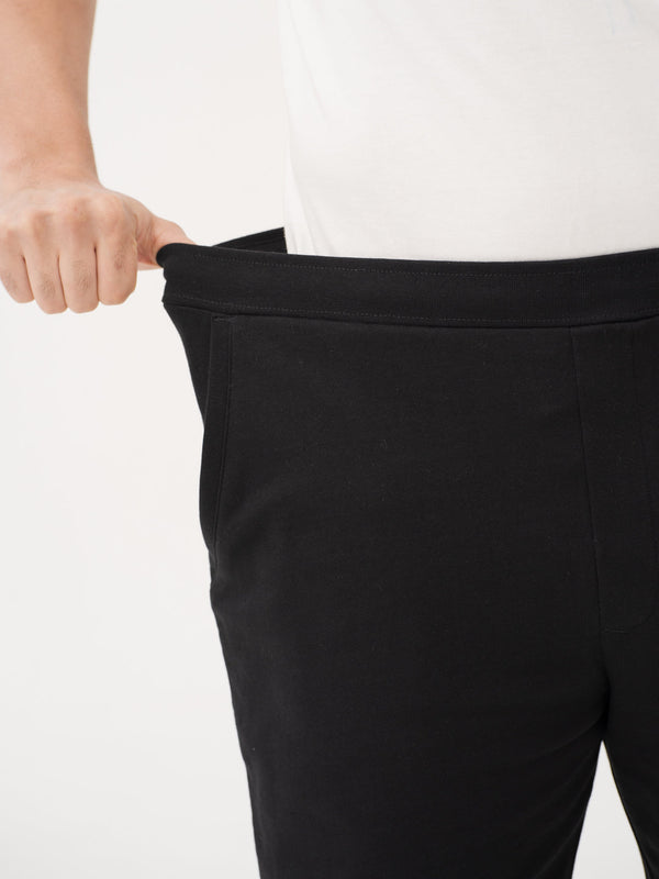 Bonfire Black Relaxed Fit Sweatshorts