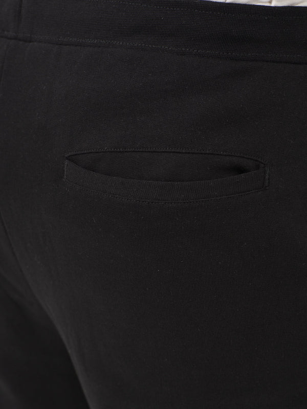 Bonfire Black Relaxed Fit Sweatshorts