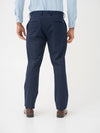 Wind Blue Water Repellent Relaxed Fit Stretch Formal Pants