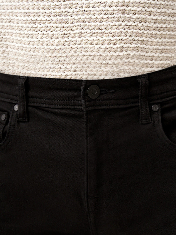 Raw Black Power-Stretch Slim Fit Jeans