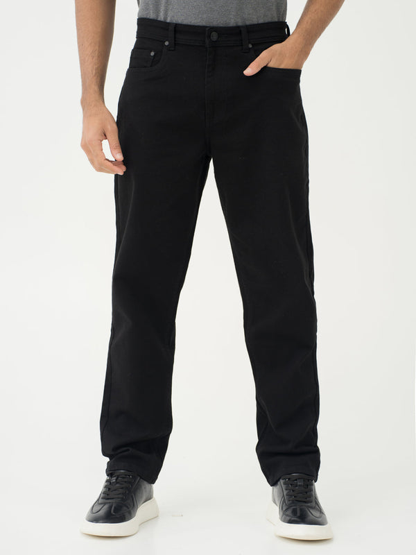 Inklock Black No Fade Relaxed Fit Jeans