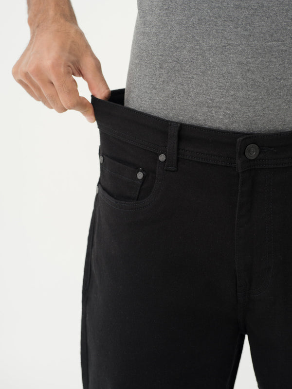 Inklock Black No Fade Relaxed Fit Jeans