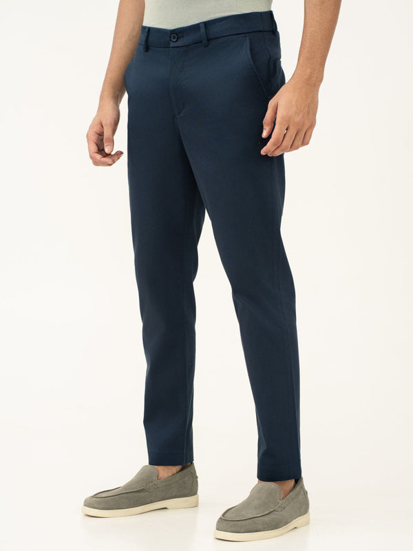 Hydrohalt Navy Slim Fit Stretch Chinos