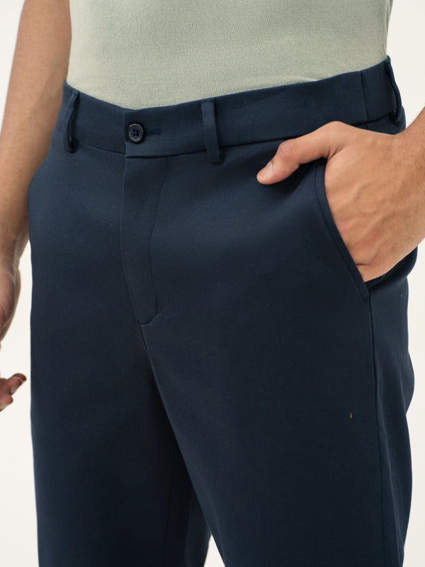 Hydrohalt Navy Slim Fit Stretch Chinos