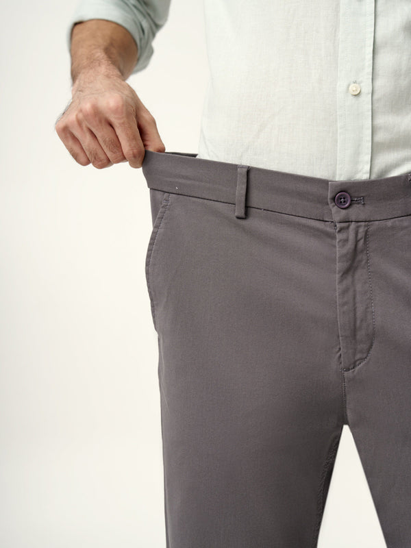 Spanish Grey Stretch Chinos