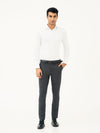 Dark Grey Stretch Formal Pants