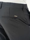 Dark Grey Stretch Formal Pants