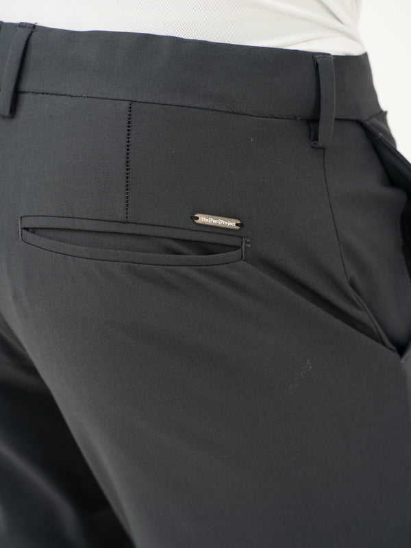 Dark Grey Stretch Formal Pants