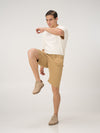 Blonde Khaki Chino Shorts